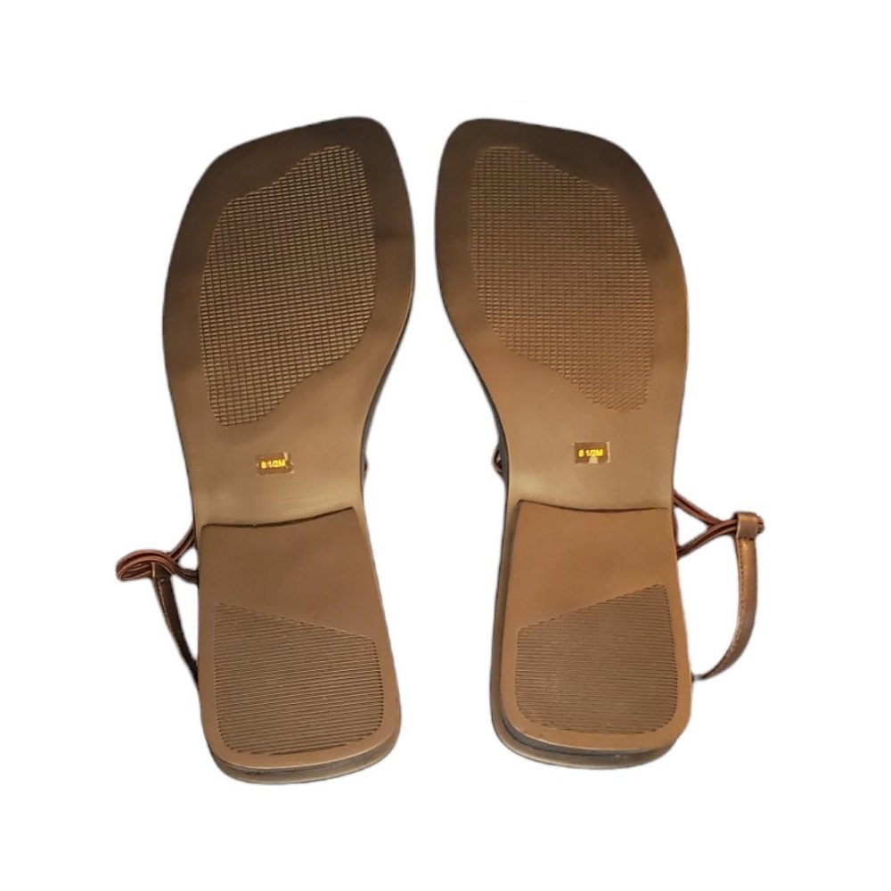 New Amanda Smith Gyro Brown Elastic Slip On Shoes SZ 8.5 M - Picture 4 of 12